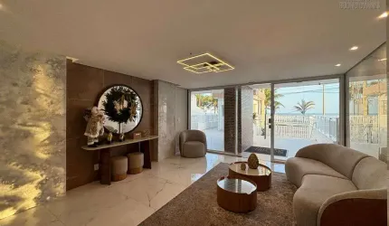 LINDO APARTAMENTO FRENTE À PRAIA EM PRAIA GRANDE! PÉ NA ÁREIA.