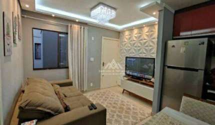 Apartamento com 2 dormitórios à venda, 42 m² por R$ 170.000 - Recanto das Palmeiras - Ribeirão Preto/SP