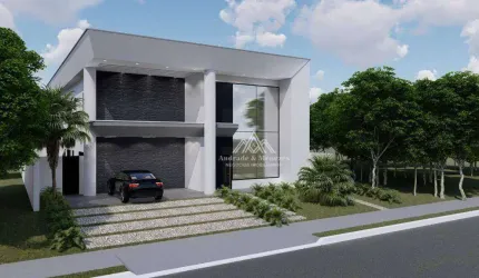 Sobrado com 4 dormitórios à venda, 396 m² por R$ 2.500.000,00 - Condomínio Alphaville - Ribeirão Preto/SP