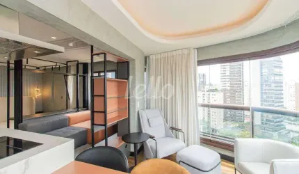 Apartamento com 1 quarto para alugar na Rua das Fiandeiras, --, Vila Olímpia, São Paulo, 50 m2 por R$ 14.000