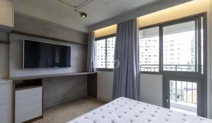 Apartamento com 1 quarto para alugar na Rua Cancioneiro de Évora, --, Santo Amaro, São Paulo, 25 m2 por R$ 3.210