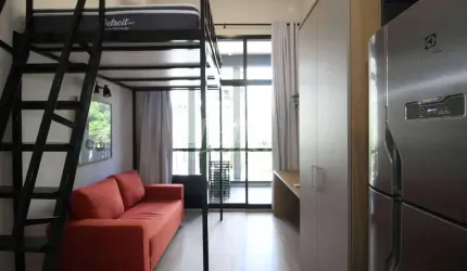 Apartamento com 1 quarto para alugar na Rua Bartira, --, Perdizes, São Paulo, 25 m2 por R$ 2.200
