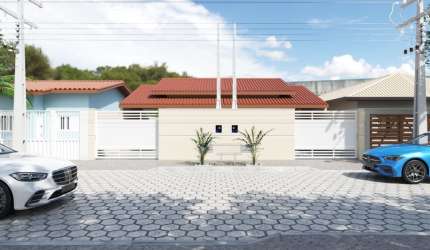 CASA NOVA A VENDA EM ITANHAÉM COM PISCINA- LANÇAMENTO .