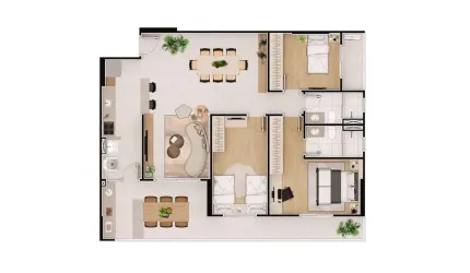 APARTAMENTO CAIÇARA - PRAIA GRANDE SP