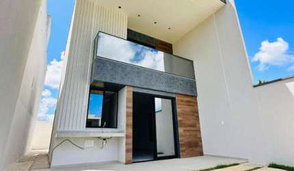 Casa em condomínio fechado com 3 quartos à venda na Fernando Sousa Gadelha, 4655, Olho D'água, Eusébio, 118 m2 por R$ 617.810