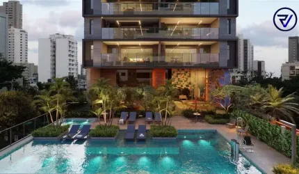 Apartamento com 3 quartos à venda na Rua Canuto de Aguiar, 150, Meireles, Fortaleza, 166 m2 por R$ 2.766.393