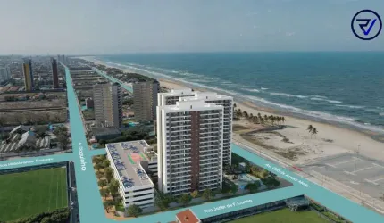 Apartamento com 2 quartos à venda na Vila Zeze Diogo, 6388, Praia do Futuro, Fortaleza, 53 m2 por R$ 421.000