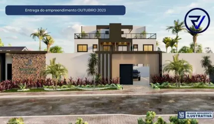 Apartamento com 2 quartos à venda na Avenida das Dunas, 1857, Cumbuco, Caucaia, 57 m2 por R$ 475.000