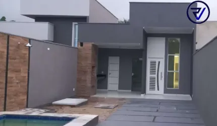 Casa em condomínio fechado com 3 quartos à venda na Radialista Paulo Henrique, 439, Maleitas, Paracuru, 115 m2 por R$ 350.000