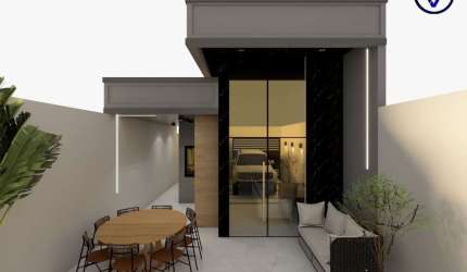 Casa em condomínio fechado com 3 quartos à venda na Otoni Sá, 150, Guaribas, Eusébio, 103 m2 por R$ 499.000