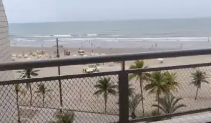 Excelente apartamento Frente mar mobiliado com 2 vagas de garagem, Ocian