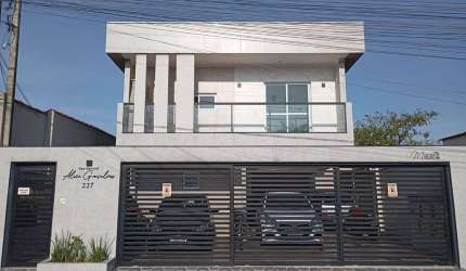 LINDA CASA ASSOBRADA DE CONDOMINIO C 2 DORMITORIOS AREA EXTERNA E GARAGEM