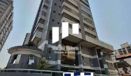 Apartamento em Praia Grande com 3 dormitórios, 2 vagas de garagem e sacada.