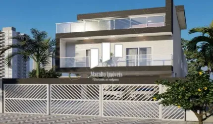 Casa de 2 dormitórios em Condomínio na Guilhermina em Praia Grande.
