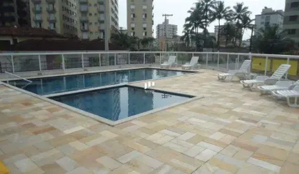 Apartamento no centro do Caiçara de 1 dormitório em Praia Grande SP.