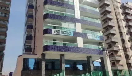 Apartamento de 3 dormitórios com 2 vagas de garagem, na Tupi em Praia Grande SP.