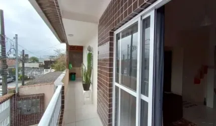 Casa em condomínio fechado com 3 quartos à venda na Rua Benilda Ferreira das Virgens, 29, Vila Antártica, Praia Grande, 83 m2 por R$ 280.000
