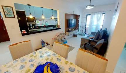 Apartamento reformado e mobiliado na Guilhermina em Praia Grande SP