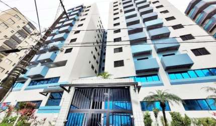 Apartamento à venda em Praia Grande-SP, bairro Aviação - 1 quarto, 1 sala, 1 banheiro, 1 vaga de garagem - 48,74 m².