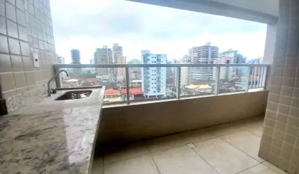 Apartamento com 2 quartos à venda na Rua Chile, 418, Guilhermina, Praia Grande, 71 m2 por R$ 490.000