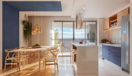 Apartamento à venda com 3 quartos no Bacacheri
