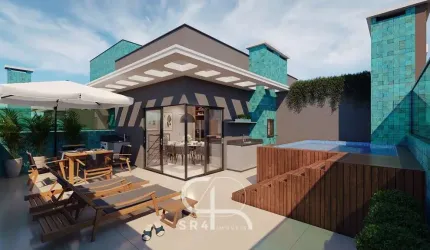 Cobertura duplex à venda com 3 suítes em Caiobá