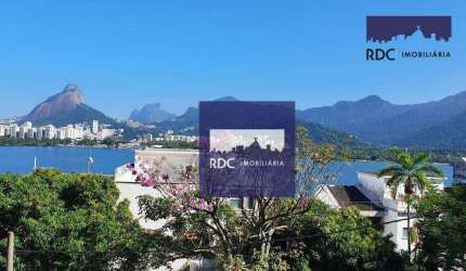Apartamento com 3 dormitórios à venda, 240 m² por R$ 3.500.000,00 - Lagoa - Rio de Janeiro/RJ