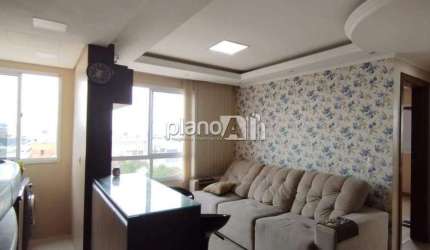 Apartamento Condominio Residencial Jorge Amado à venda, com 53,57m², 2 quartos - São Vicente - Gravataí / RS por R$ 256.000,00