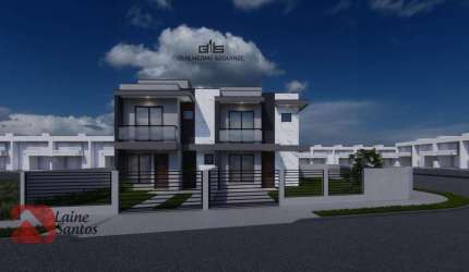 Sobrado com 3 dormitórios à venda, 89 m² por R$ 490.000,00 - Conjunto Águas Claras - Campo Largo/PR