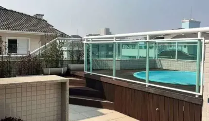 Cobertura ampla com vista laterail do mar à venda, 166 m² por R$ 1.200.000 - Ingleses - Florianópol