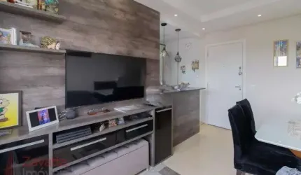 Apartamento à venda em São Paulo-SP: 2 quartos, 2 salas, 1 banheiro, 1 vaga, 46m² no Jardim Leonor Mendes de Barros!