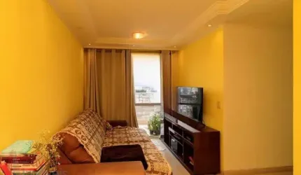 Apartamento à venda em São Paulo-SP, Vila Paiva: 3 quartos, 1 suíte, 2 salas, 2 banheiros, 1 vaga de garagem, 62m² de área