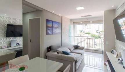 Apartamento à venda em São Paulo-SP na Vila Gustavo: 2 quartos, 1 suíte, 2 salas, 2 banheiros, 1 vaga de garagem, 63m².