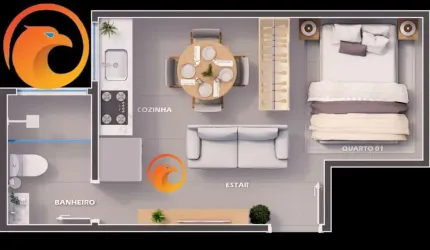 Apartamento de 1 e 2 Dormitórios  - Vila Carrão
