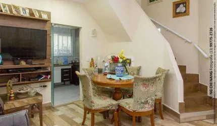 Casa com 3 dormitórios à venda, 88 m² por R$ 900.000,00 - Marapé - Santos/SP