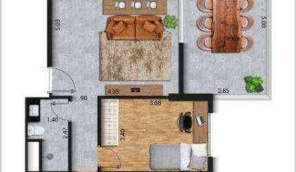 Apartamento Lançamento à venda no José Menino em Santos