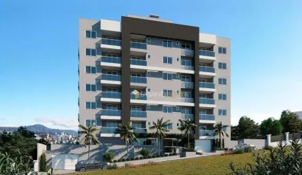 Apartamento com 2 dormitórios à venda, 82 m² por R$ 540.000,00 - Barreiros - São José/SC