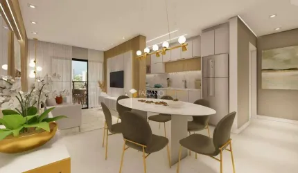 Apartamento com 3 dormitórios à venda, 105 m² por R$ 900.065,00 - Barreiros - São José/SC