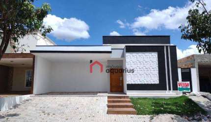Casa com 3 dormitórios, 160 m² - venda por R$ 1.150.000,00 ou aluguel por R$ 5.895,00/mês - Condomínio Terras do Vale - Caçapava/SP