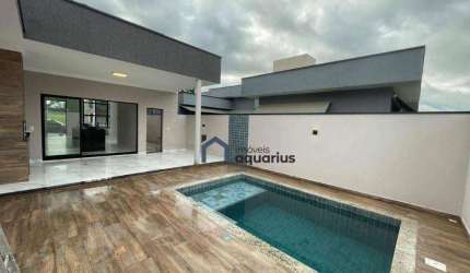 Casa com 3 dormitórios à venda, 150 m² por R$ 1.220.000,00 - Condomínio Terras do Vale - Caçapava/SP