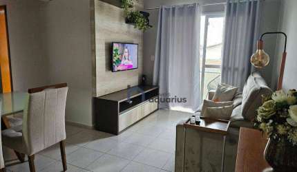 Apartamento no Edificio Ipiranga om 2 dormitórios à venda, 58 m² por R$ 427.000 - Bosque dos Eucaliptos - São José dos Campos/SP