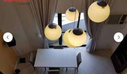 Apartamento Duplex com 1 dormitório à venda, 64 m² por R$ 734.000,00 - Jardim Aquarius - São José dos Campos/SP