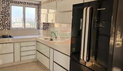 LINDO APARTAMENTO PLANEJADO | 4 DORMTS | 2 SUÍTES | TERRAÇO GOURMET | SACADA  AR CONDICIONADO | 3 VAGAS - LAZER E ELEVADOR - 128 MTS - A VENDA/PERMUTA - R$ 1.170.000,00 -  CENTRO - SANTO ANDRÉ/SP.