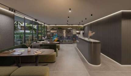 Flat -24.96 m² - Cabo Branco, João Pessoa/PB