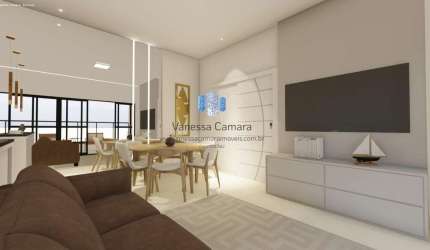 Apartamento para Venda em Santos, José Menino, 2 dormitórios, 1 suíte, 2 banheiros, 1 vaga