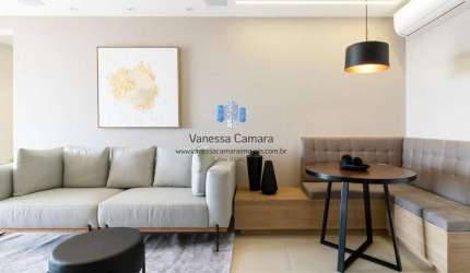 Apartamento para Venda em Santos, Aparecida, 3 dormitórios, 1 suíte, 3 banheiros, 2 vagas