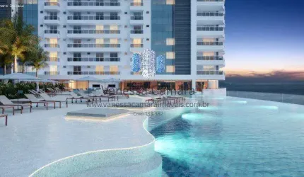 Apartamento para Venda em Santos, Ponta da Praia, 3 dormitórios, 3 suítes, 3 banheiros, 3 vagas