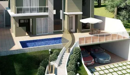 Casa com 4 dormitórios à venda, 330 m² por R$ 2.970.000 - Burle Marx - Santana de Parnaíba/SP
