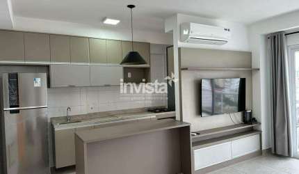 Apartamento no coração do Gonzaga com vista mar