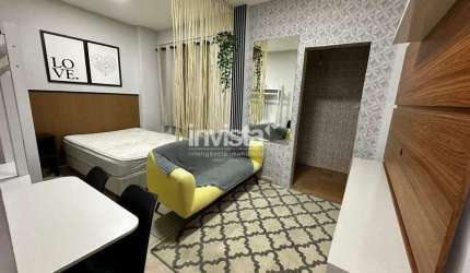 Apartamento para alugar, no Embaré em Santos.